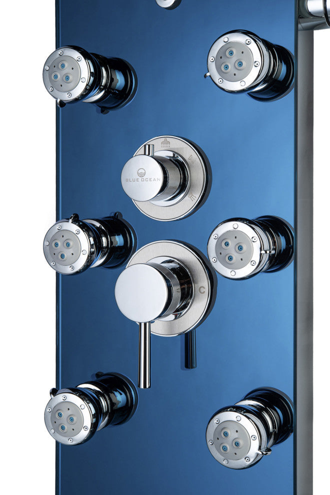 Blue Ocean 52"? Stainless Steel SPS392H Shower Panel