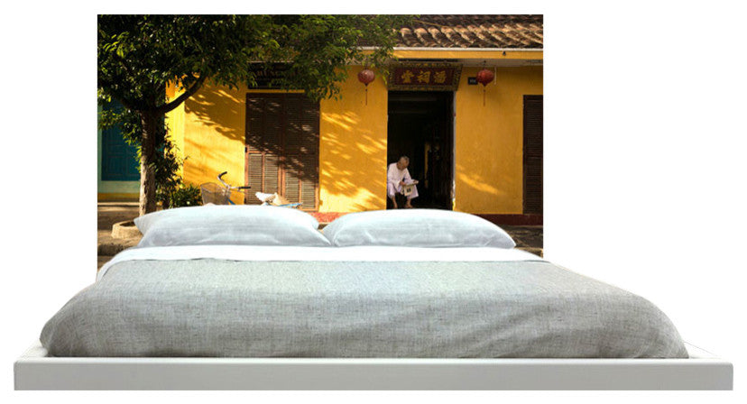 "Yellow Building" Headboard