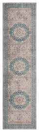 Safavieh Sofia Sof365A  Rug, Light Grey/Blue, 2'2"x20'0" Runner