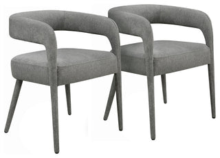 Sullivan 63" Dining Table With 6 Galway Gray Side Chairs