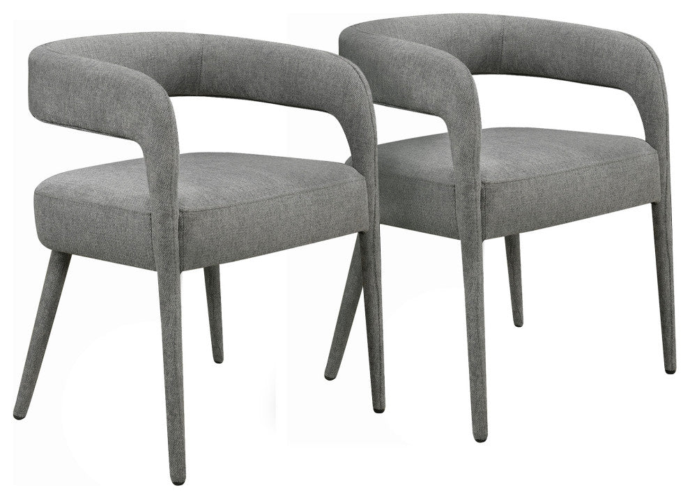 Sullivan 63" Dining Table With 6 Galway Gray Side Chairs