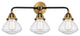 Innovations 288-3W-BAB-G324-LED 3 Light Vanity Light, Black Antique Brass