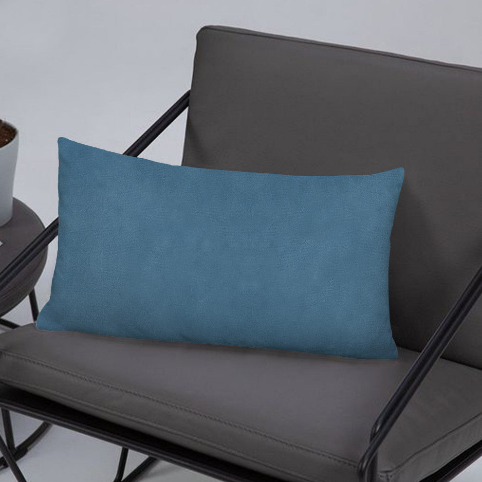 A1HC Soft Velvet Pillow Covers, YKK Zipper, Set of 2, Navy Blue, 12"x20"