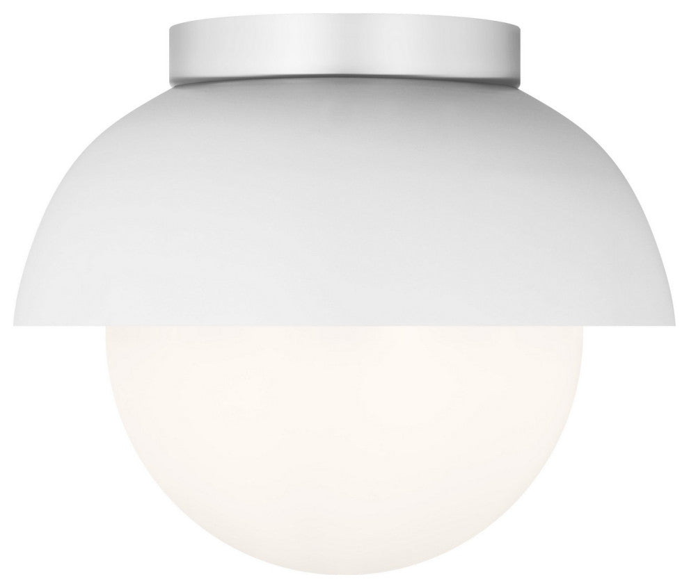 Hyde 1-Light Flush Mount, Matte White
