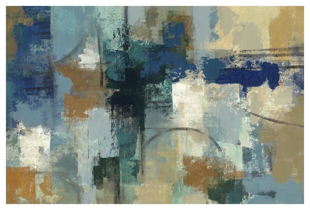 "Jasper Lagoon" Digital Paper Print by Silvia Vassileva, 50"x34"