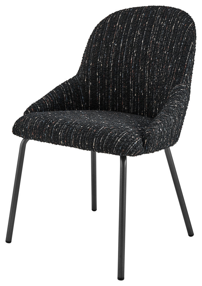 Katrisa Fabric Dining Side Chair,, Set of 2, Zenith Black