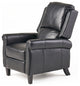 GDF Studio Lloyd Black Leather Recliner Club Chair