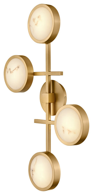 Fredrick Ramond Cava Large Flush Mount, Lacquered Brass