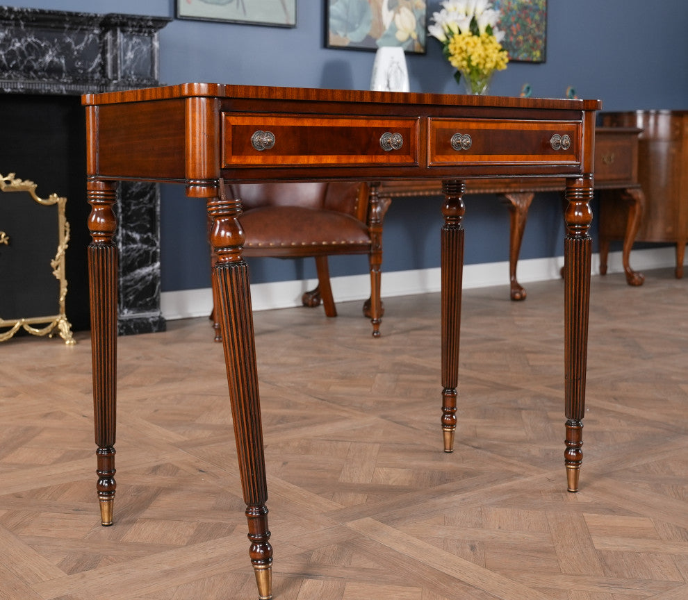 Sheraton Two Drawer Console Table