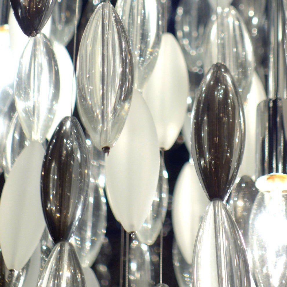 Crystorama HUD-A2219-CH, 9-Light Chandelier, Polished Chrome