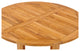 Teak Wood Hatteras Small Round Outdoor Patio Dining Table, 39"