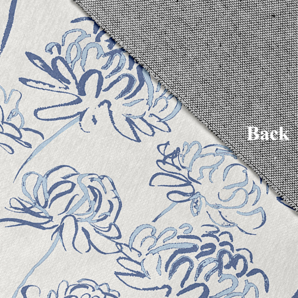 Blossom Bouquet Rug, Blue, 3'x5'