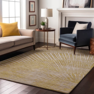 Premium Machine Washable Mayfield AMF542 Wheat 9' x 12' Rug
