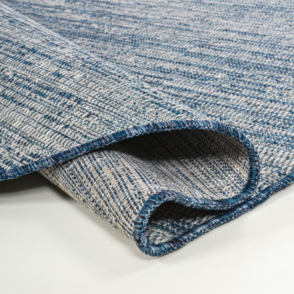 Callan Modern Rustic Abstract Indoor/Outdoor Shaped Area Rug