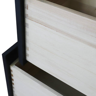 37" Single Sink Vanity, Dark Gray Finish With Gray Granite