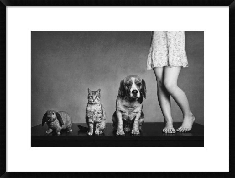 "Family Portrait" Framed Digital Print by Monique, 30x22"