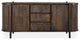 Redford 73" Mango Wood Mid-Century Modern Sideboard
