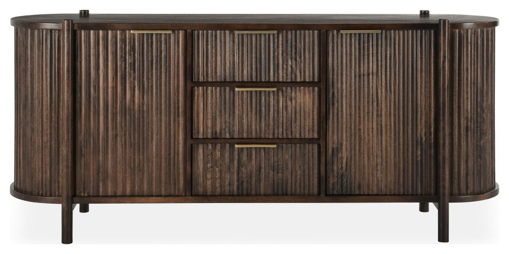 Redford 73" Mango Wood Mid-Century Modern Sideboard