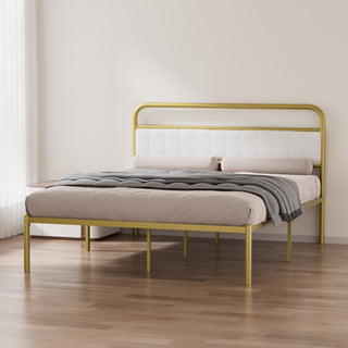 Gewnee Metal Steel Platform Bed Frame