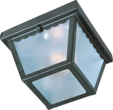 Maxim 6203 Essentials 7" 1 Light Outdoor Ceiling Light - Black