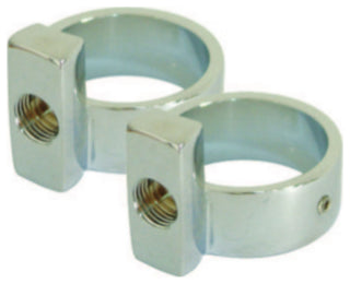 Kingston Drain Bracelets for Supply Line Support from CC451, Polished Chrome