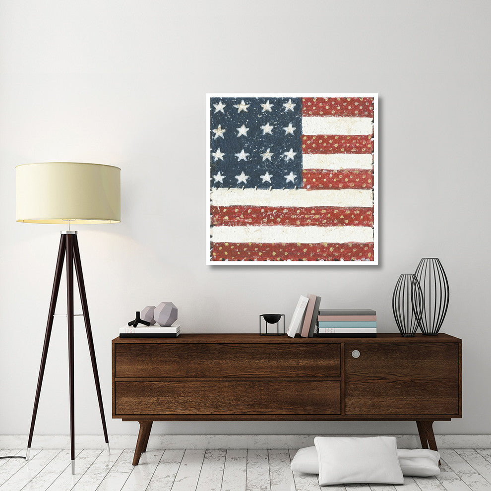 "Americana Quilt IV" Digital Paper Print by David Carter Brown, 42"x42"