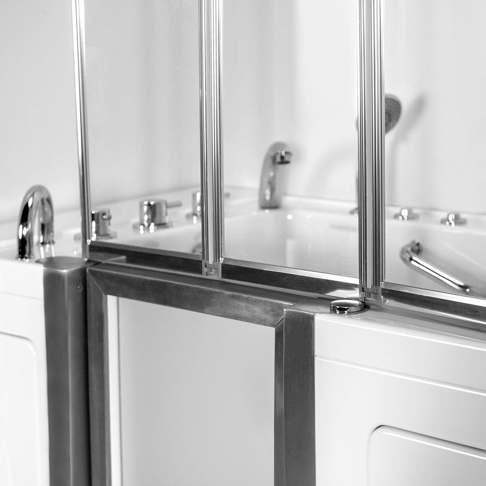 Ella Elite Dual Massage Walk-in Tub with 4 fold door