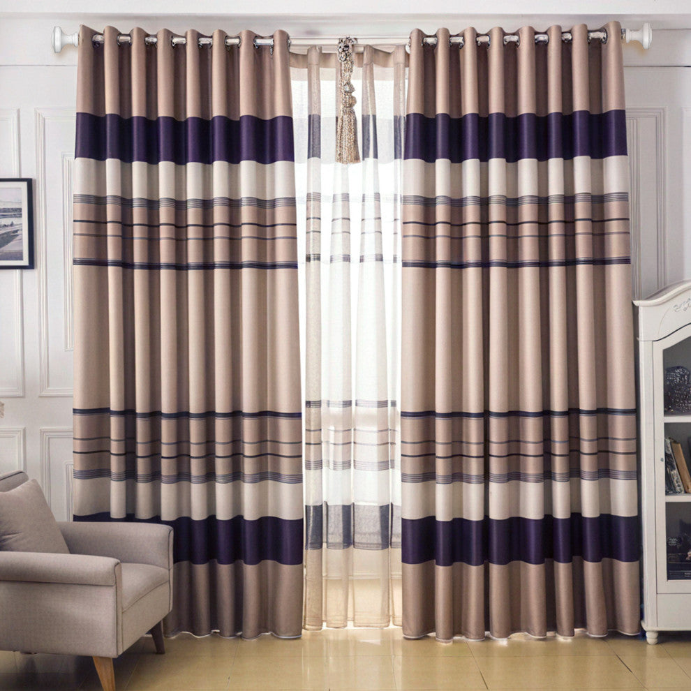 1" Semplice Drapery Curtain Rod, Glossy White, 48"-84"