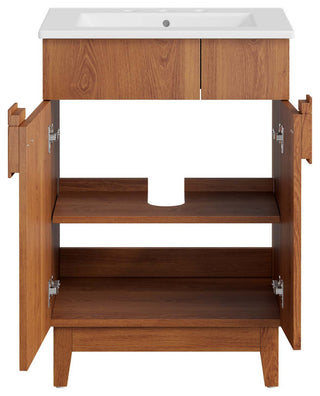 Miles 24" Bathroom Vanity - White Walnut