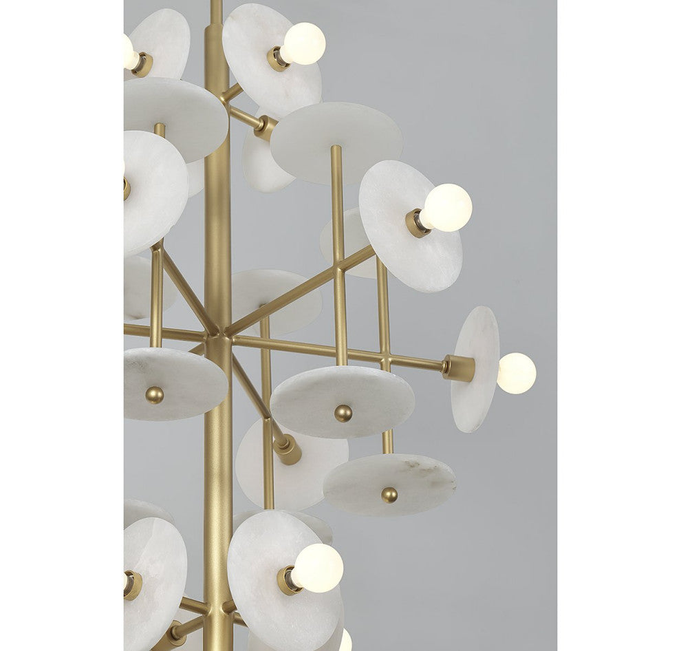 Amani 15-Light Chandelier, Royal Gold