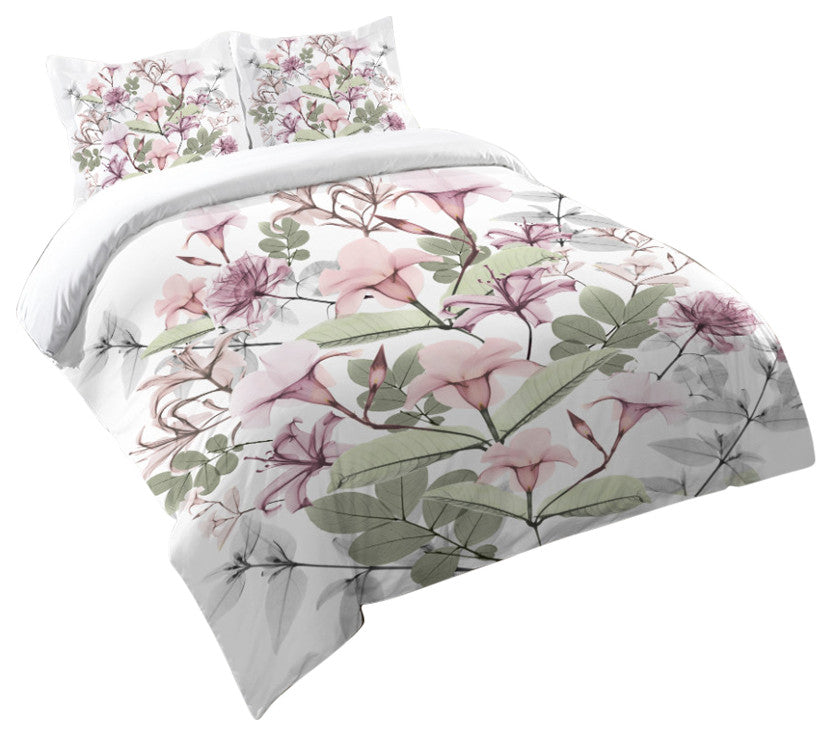 Sweet Blush Bouquet Twin Comforter