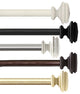Wilson 1" Curtain Rod, White, 48-84"