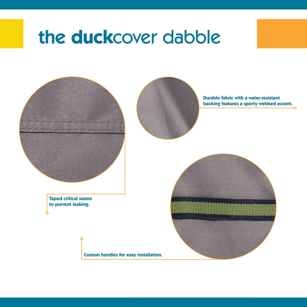 Duck Covers Soteria RainProof 76 in. Round Patio Table with Chairs Cover
