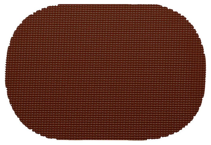 Fishnet Chocolate Oval Placemat Dz.