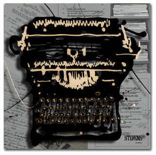 'Movie Typewriter' Canvas Art by Roderick Stevens