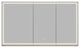 Hesili Frameless Surface-Mount LED Lighted Bathroom Medicine Cabinet, 48"