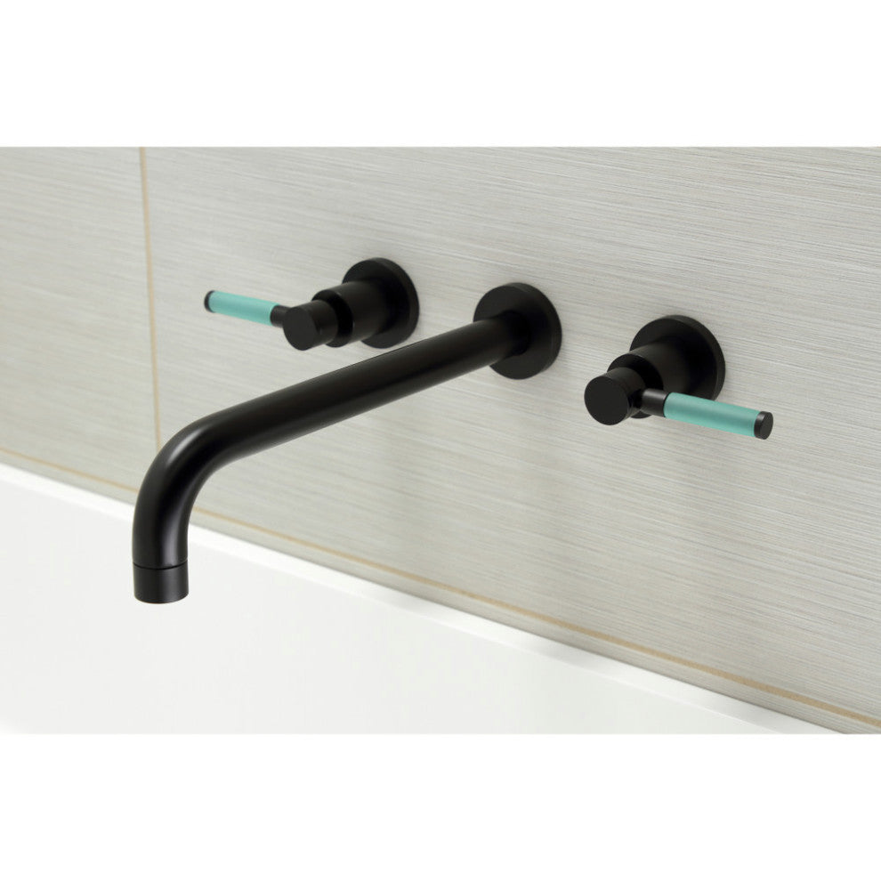 KS8050DKL Wall Mount Tub Faucet, Matte Black