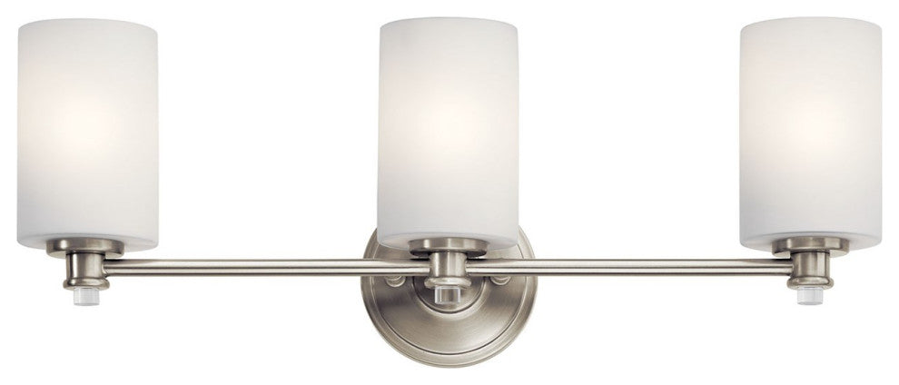 Kichler Joelson 3 Light Bath Light in Brushed Nickel
