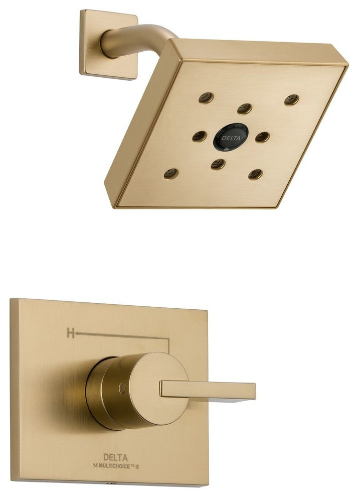 Delta Vero Monitor 14 Series H2Okinetic Shower Trim, Champagne Bronze