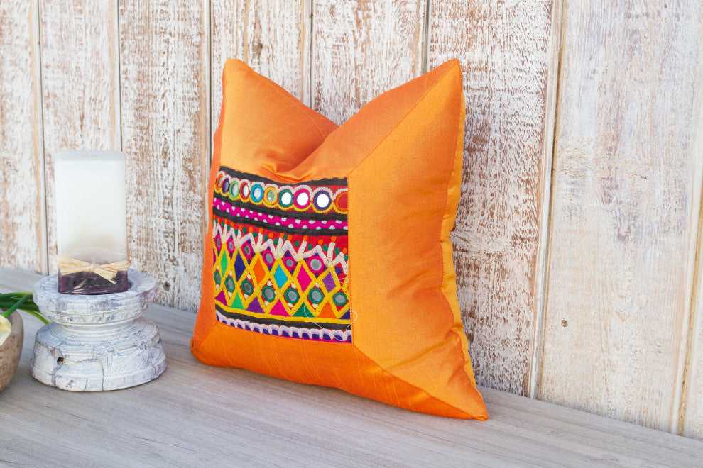 Siya Indian Silk Decorative Pillow