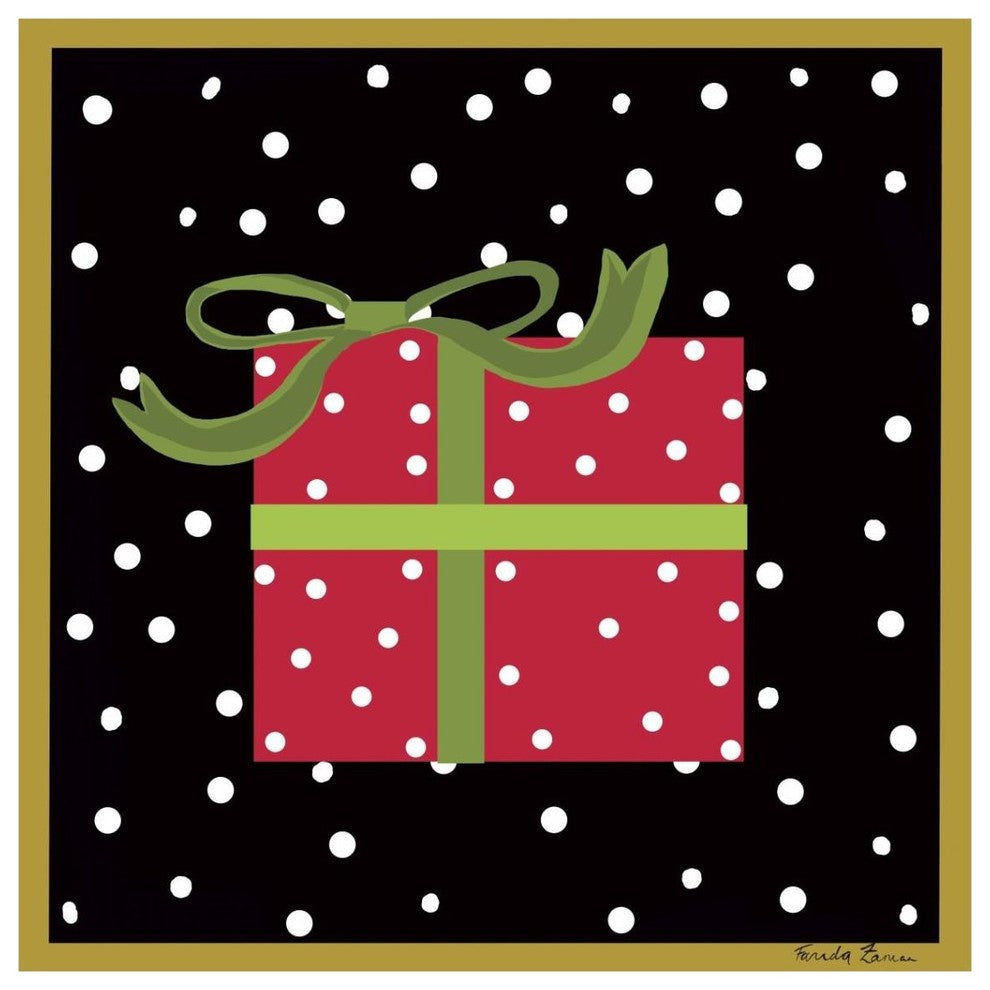 "The Night Before Christmas V" Digital Paper Print by Farida Zaman, 38"x38"