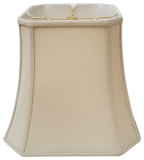 Royal Designs Square Cut Corner Basic Lampshade, Antique Gold, Beige, 9.5x15x13