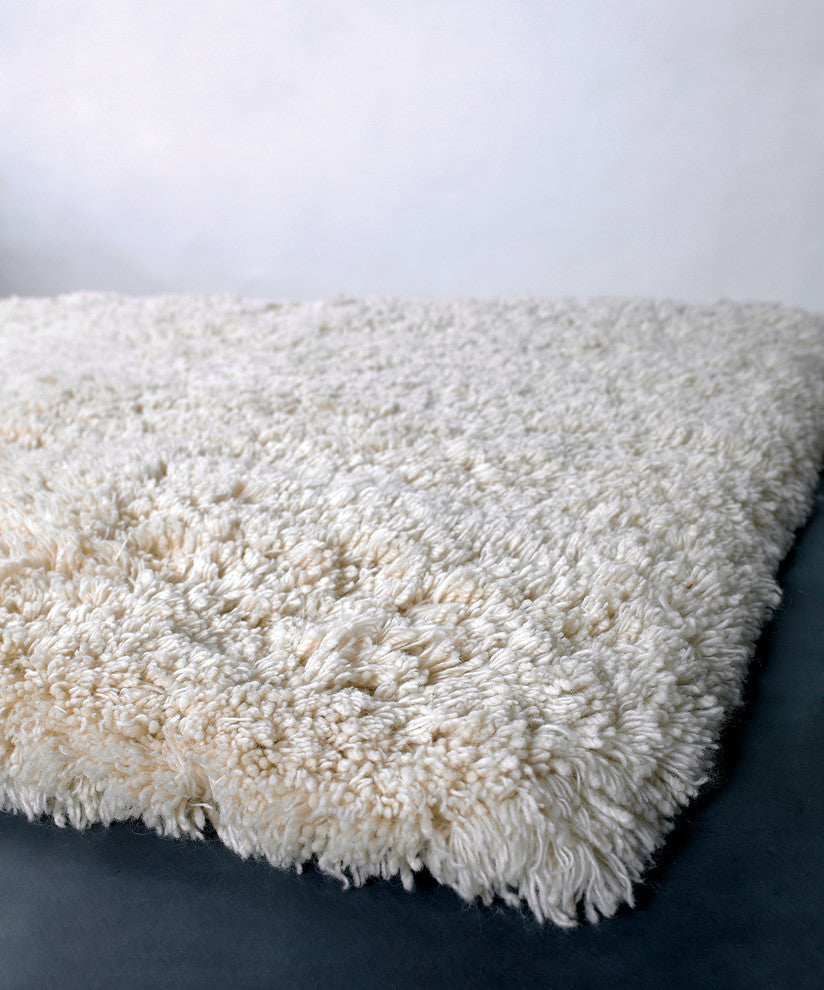 Ambiance Contemporary Area Rug, Ivory, 7''9" Round