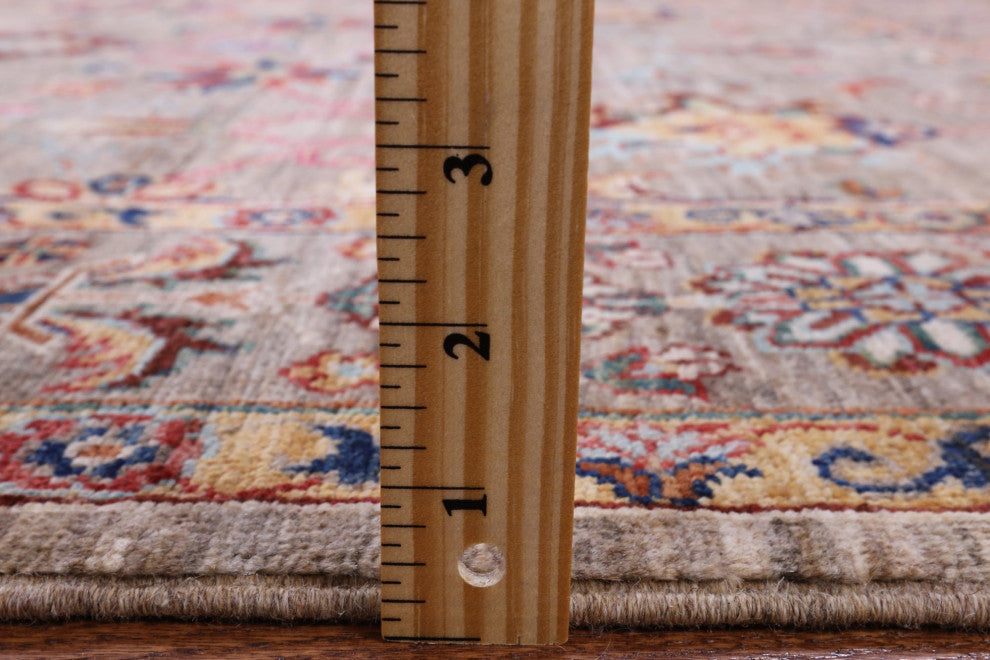 5' 2" X 6' 10" Persian Tabriz Hand Knotted Wool Rug Q7657