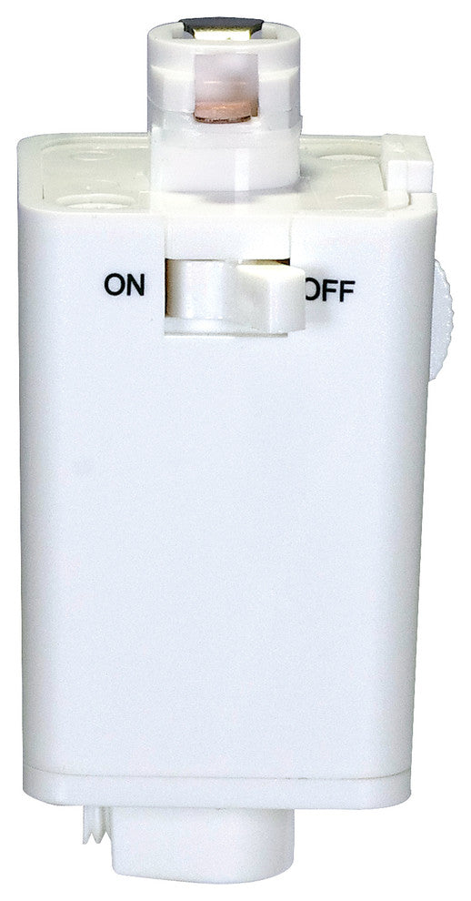 Pendant Track Adapter, White