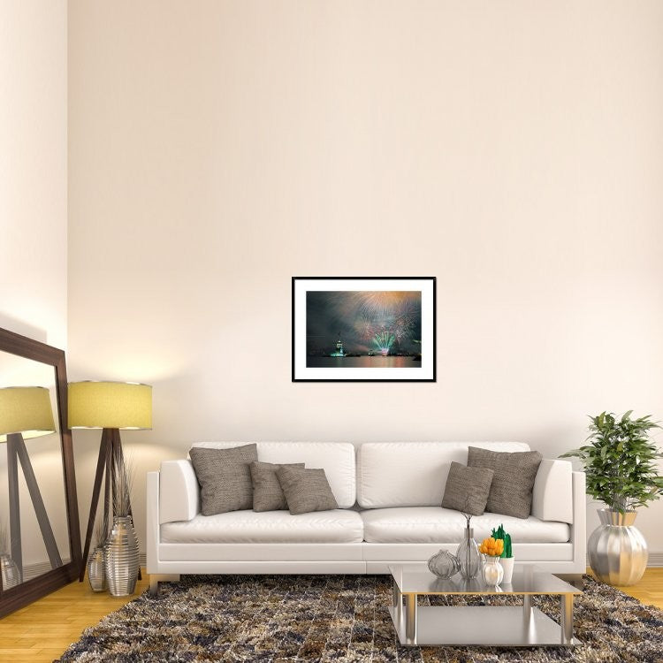 "Celebration" Framed Digital Print by Ibrahim Canakci, 38"x28"