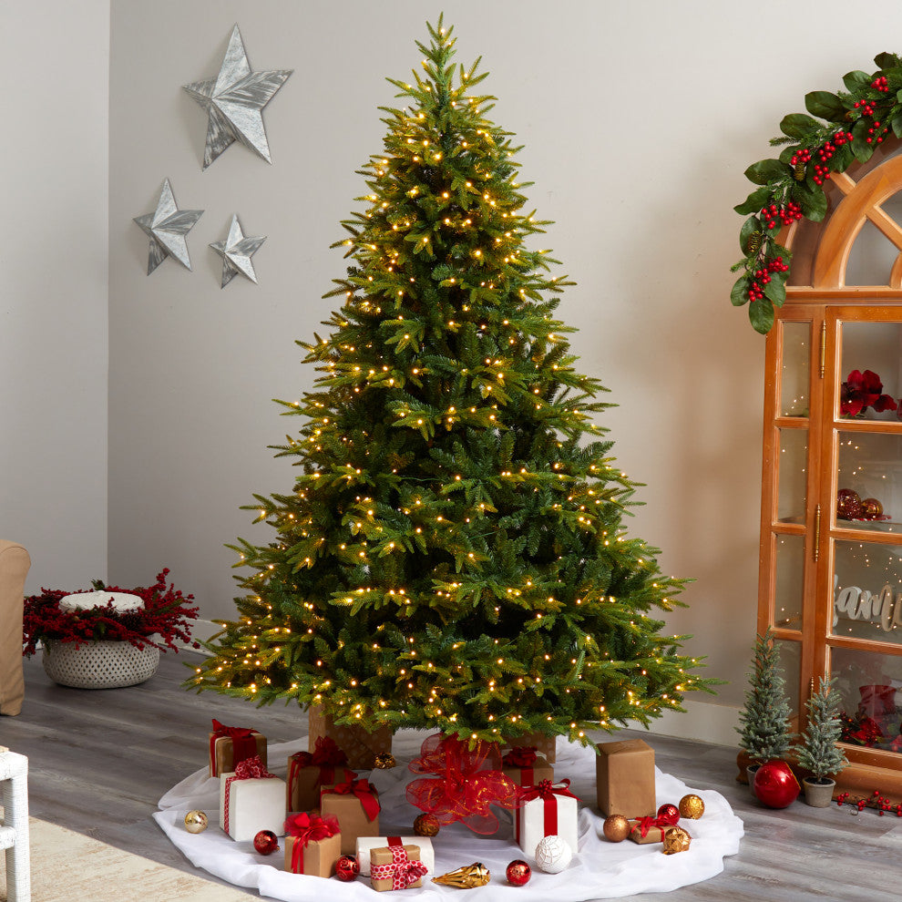 T3259 8 Colorado Mountain Fir Natural Look Artificial Christmas Tree