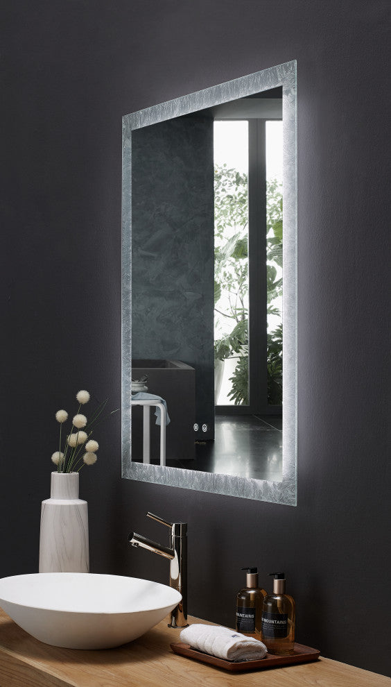 Frysta LED Frameless Mirror, 24"