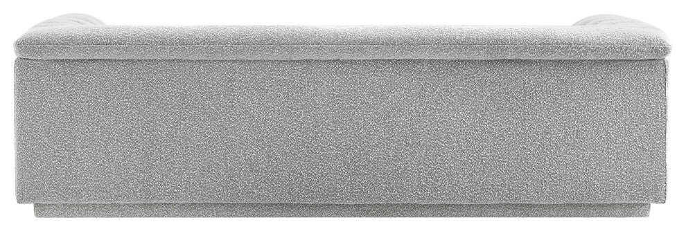 Cascade Upholstered Set, Grey, Boucle Fabric, Sofa