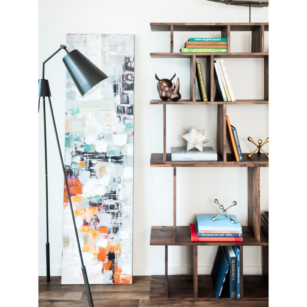 Contemporary Sector Wall Dcor - Multicolor